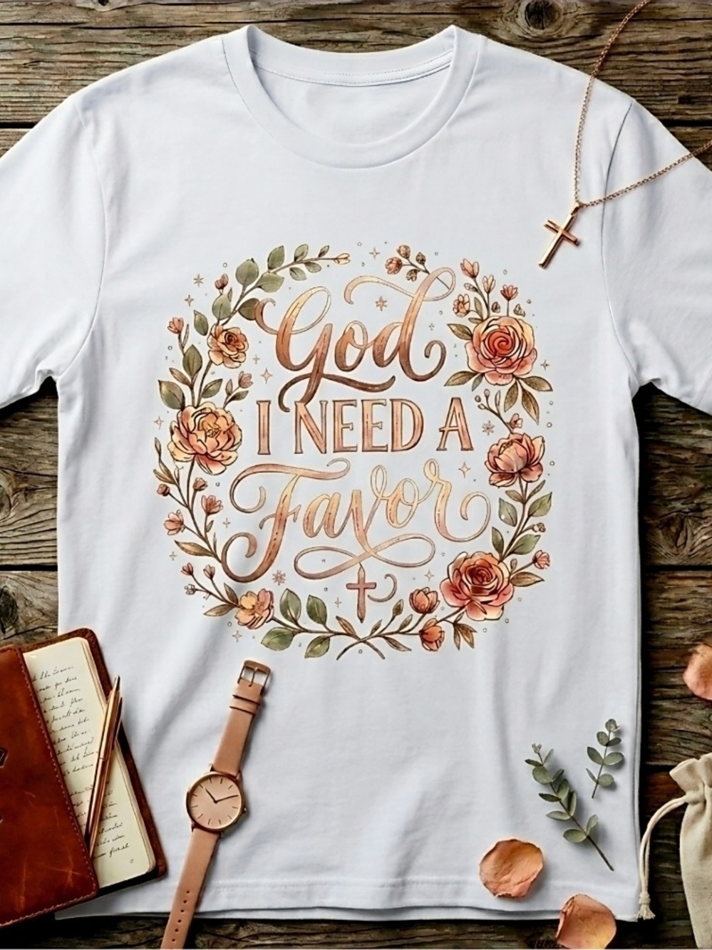 God I Need A Favor Tee  • Christian Country Music